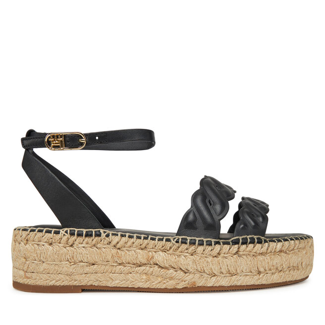 Espadryle Tommy Hilfiger FW0FW08496 Czarny - kobiece