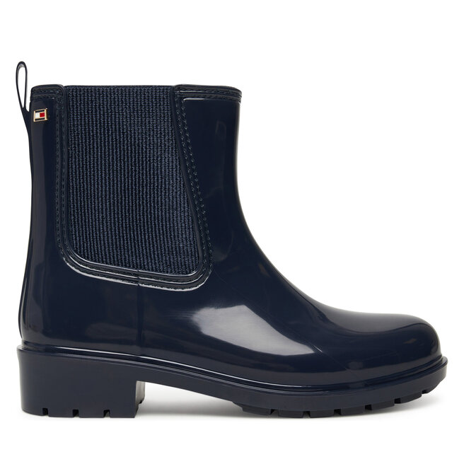 Kalosze Tommy Hilfiger Flag Hardware FW0FW08966 Granatowy - kobiece