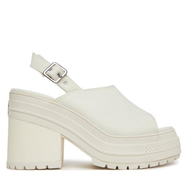 Sandały Converse Chuck 70 De Luxe Heel Sandal Platform A13796C Écru - kobiece