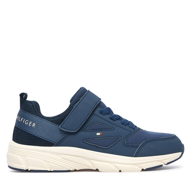 Sneakersy Tommy Hilfiger T3X9-35268-1961800 S Granatowy - chłopięce