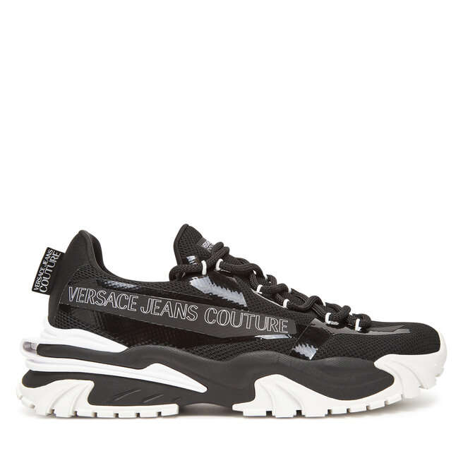 Sneakersy Versace Jeans Couture 78YA3SI8 Czarny - męskie