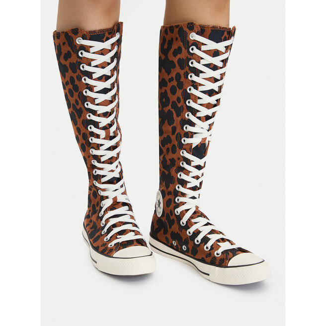 Trampki Converse Chuck Taylor All Star Xxhi Cheetah A17881C Brązowy - kobiece