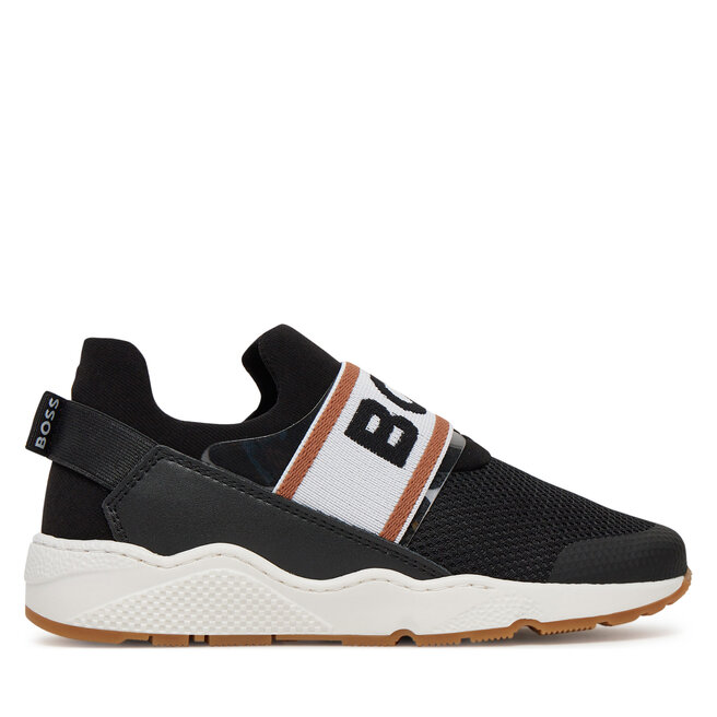 Sneakersy BOSS J51645 M Czarny - chłopięce