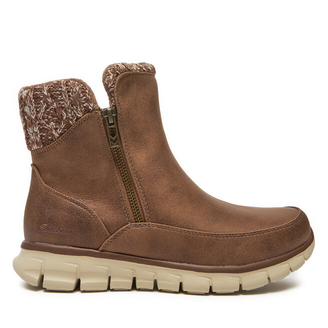 Botki Skechers Lovely Collab 167941/BRN Brązowy - kobiece