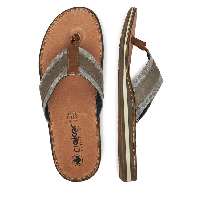 Japonki Rieker 21095-42 Beżowy -
