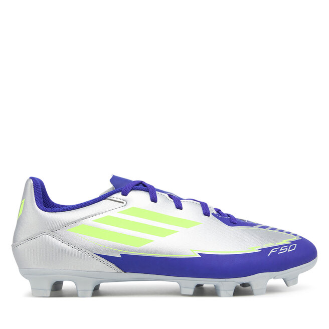 Buty do piłki nożnej adidas F50 Club Messi Firm/Multi-Ground IH0916 Szary - męskie
