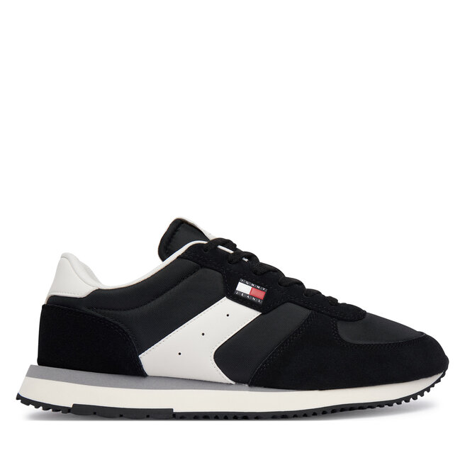 Sneakersy Tommy Jeans Tjm Eva Runner Mix Material EM0EM01737 Czarny - męskie