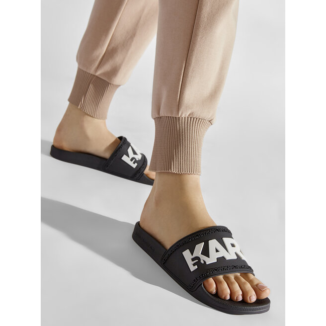 Klapki KARL LAGERFELD KL80904 Czarny -