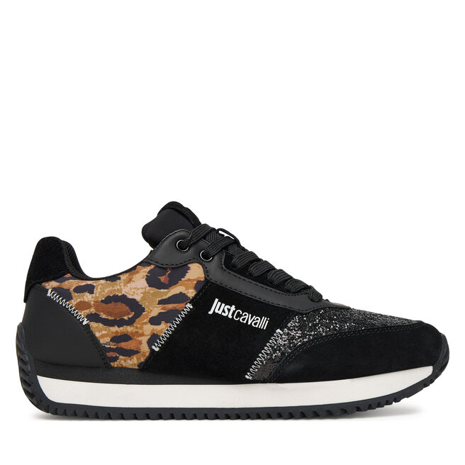Sneakersy Just Cavalli 79RA3SR2 ZSD71 Czarny - kobiece