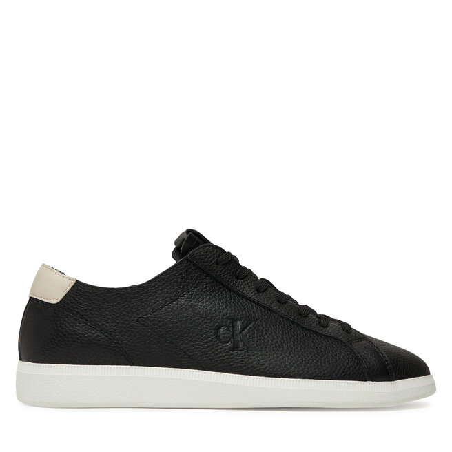 Sneakersy Calvin Klein Jeans Low Profile Cupsole Tmb Lth YM0YM01331 Czarny - męskie