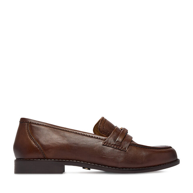 Loafersy U.S. Polo Assn. EO-MARBEL001W/GL1 Brązowy - kobiece