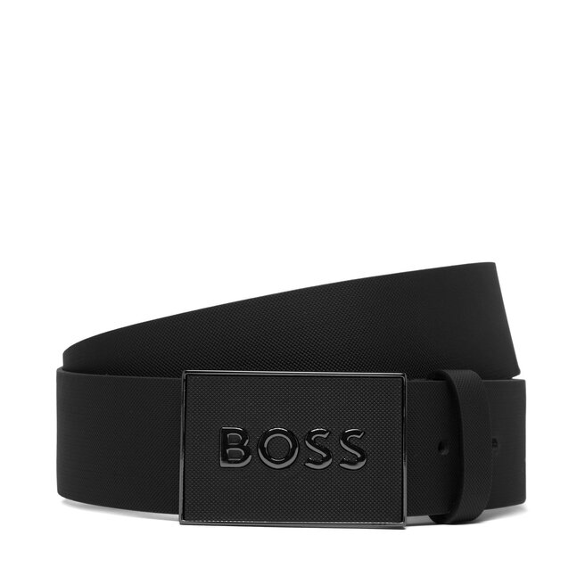 Pasek Męski BOSS 50471333 Czarny -