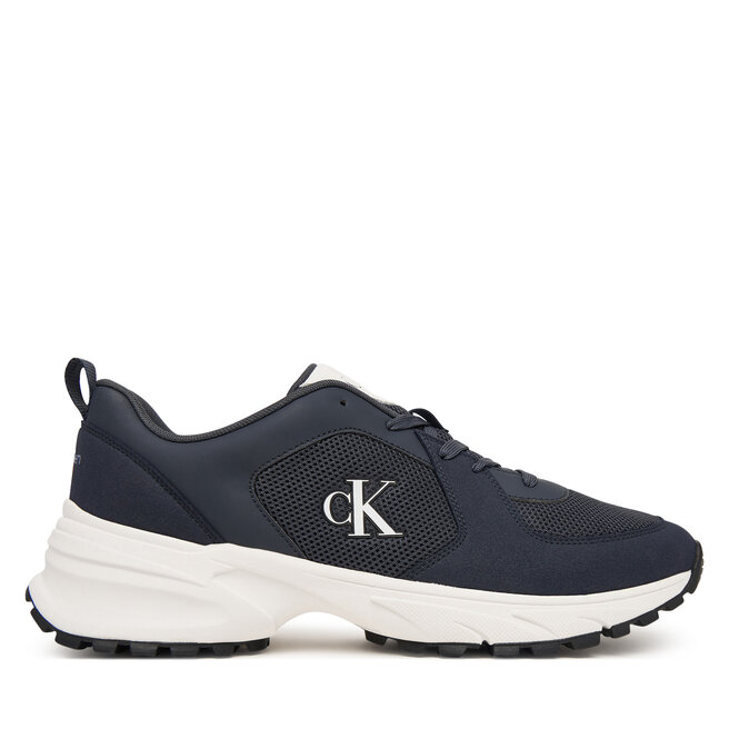 Sneakersy Calvin Klein Hike Runner Lace Up Su Mesh HM0HM02448 Granatowy - męskie