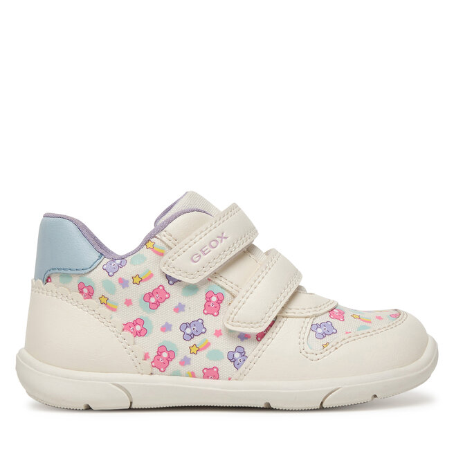 Sneakersy Geox B Zapito Girl B556DA 0AW54 C0270 Biały - dziewczęce