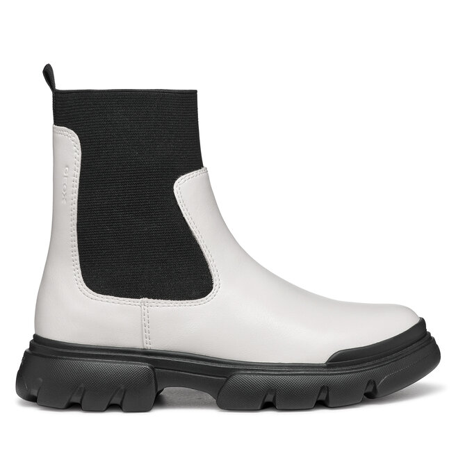 Kozaki Geox J Junette Girl J46HVC 0BCNH C1M9B S Écru - dziewczęce