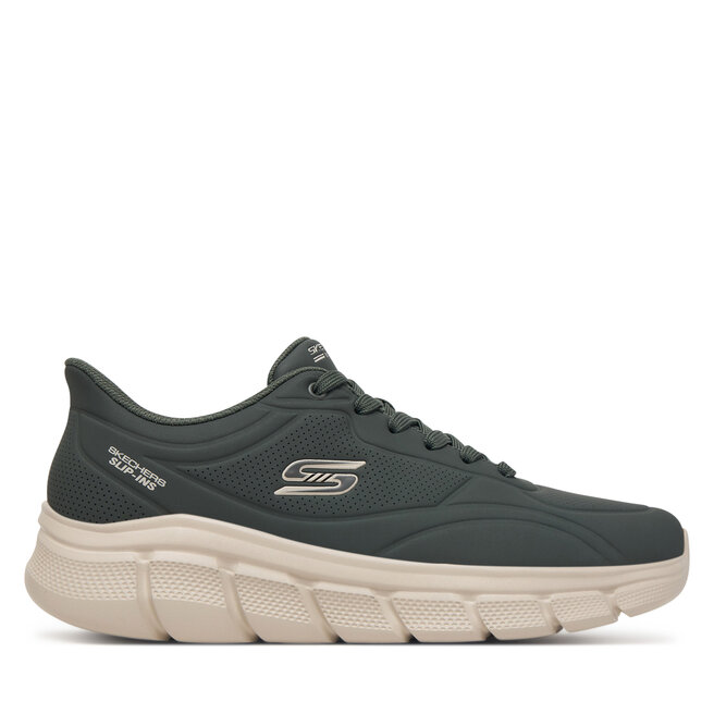 Sneakersy Skechers Bobs B Flex 118116 Zielony ciemny - męskie