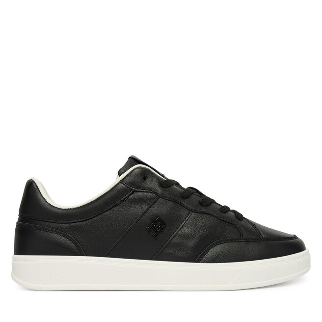 Sneakersy Tommy Hilfiger Th Heritage Court Sneaker Ltr FW0FW09028 Czarny - kobiece