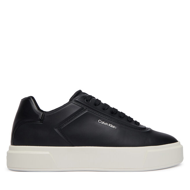 Sneakersy Calvin Klein Basket Cups Oxf Lup Hf Lth YM0YM01452 Czarny - męskie