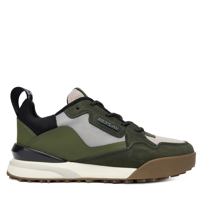 Sneakersy REPLAY GMSG9 .000.C0003L Zielony - męskie