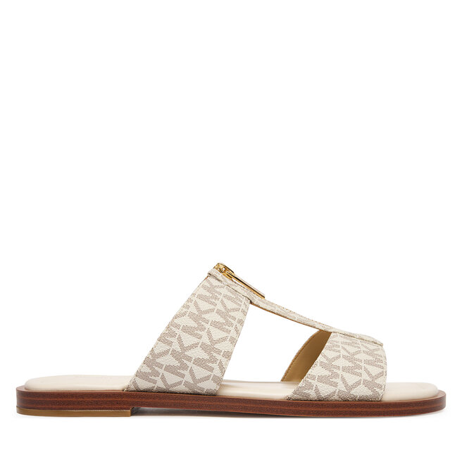 Klapki MICHAEL Michael Kors Berkley Flat 40S6BRFS1B Écru -