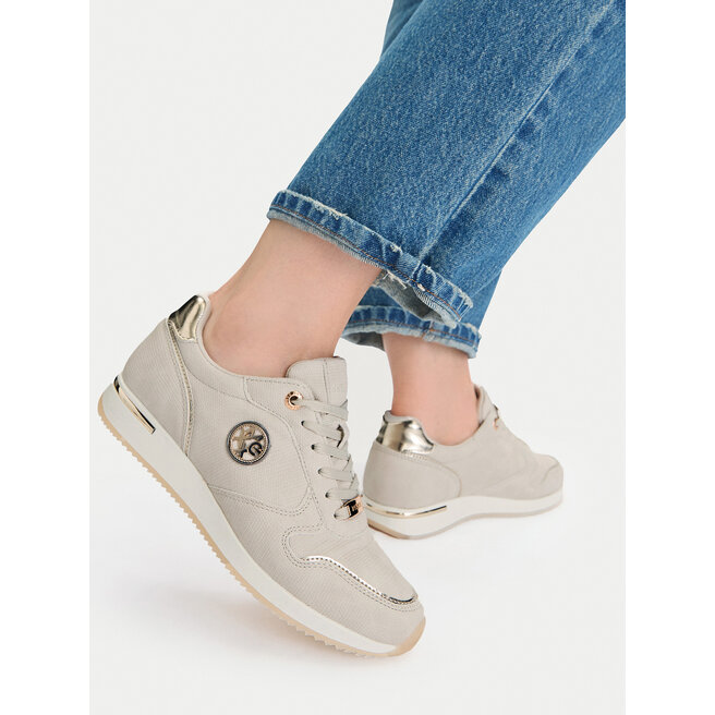 Sneakersy MEXX CEO-MI001013251W Beżowy - kobiece