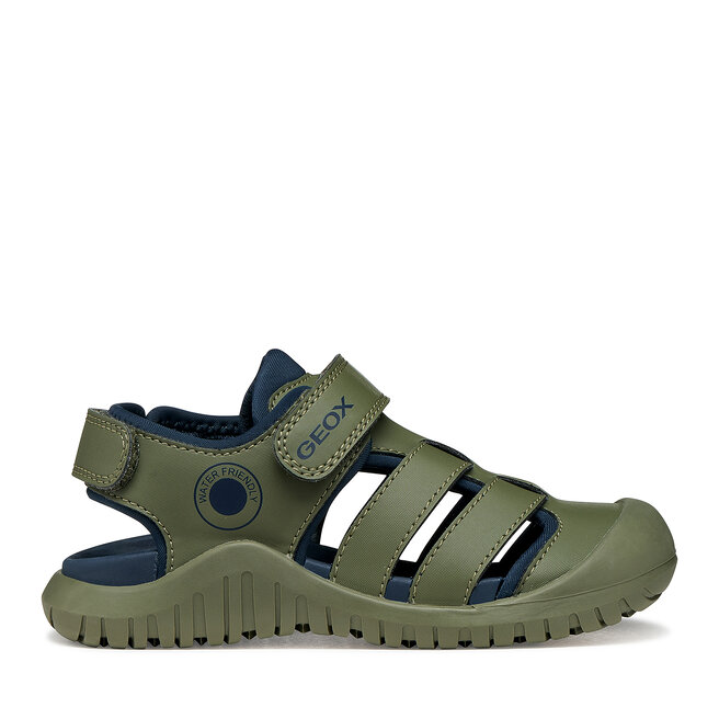 Sandały Geox J S. Fusbetto Pro Bo J650JA 0CE15 CF3F4 M Zielony - chłopięce