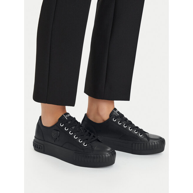 Trampki KARL LAGERFELD KL60426 Czarny - kobiece