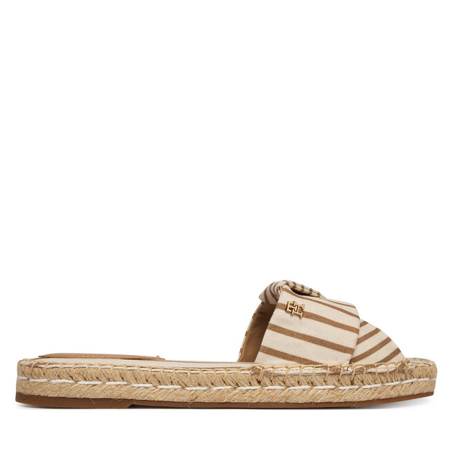 Klapki Tommy Hilfiger Canvas FW0FW09140 Beżowy -