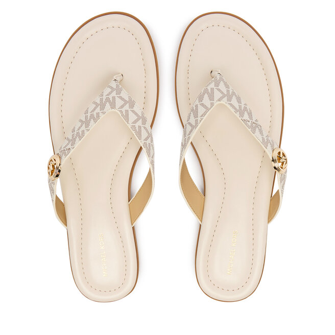 Japonki MICHAEL Michael Kors Ering Thong 40S6ERFS1B Écru -