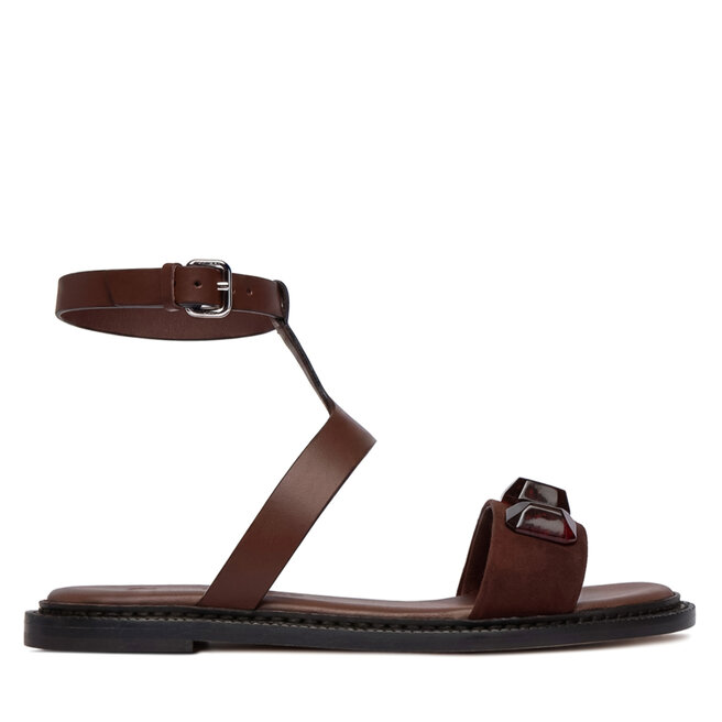 Sandały Weekend Max Mara 2615521075600 Brązowy - kobiece