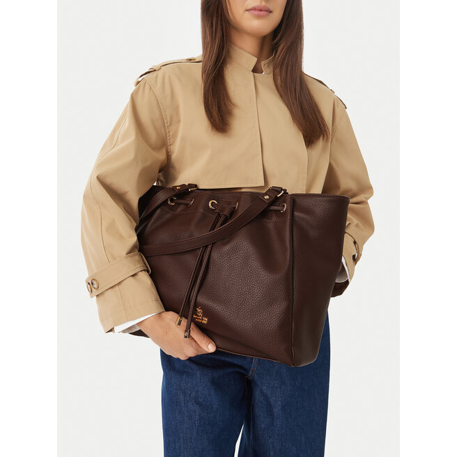 Torebka Beverly Hills Polo Club CEO-BHPC-C-008-10 Brązowy -