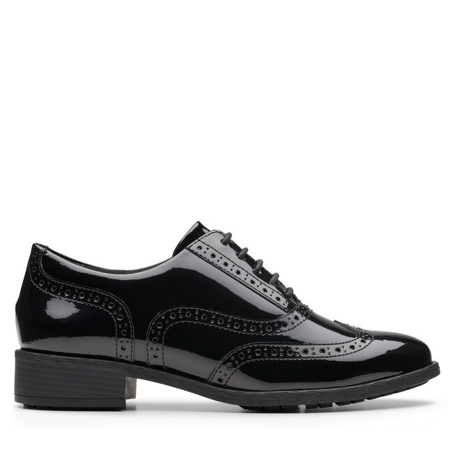 Oxfordy Clarks Havisham Oak 26178710 Czarny - kobiece