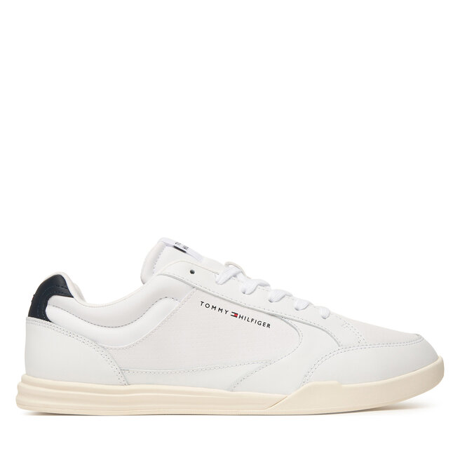 Sneakersy Tommy Hilfiger Lo Pro Cupsole Perf Leather FM0FM05944 Biały - męskie