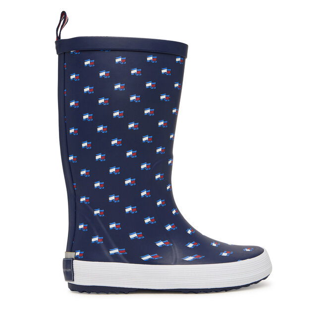 Kalosze Tommy Hilfiger Rain Boot T3XC-33922-1846 S Granatowy - chłopięce