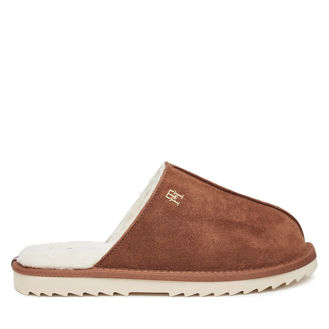 Kapcie Tommy Hilfiger FW0FW08396 Brązowy - kobiece