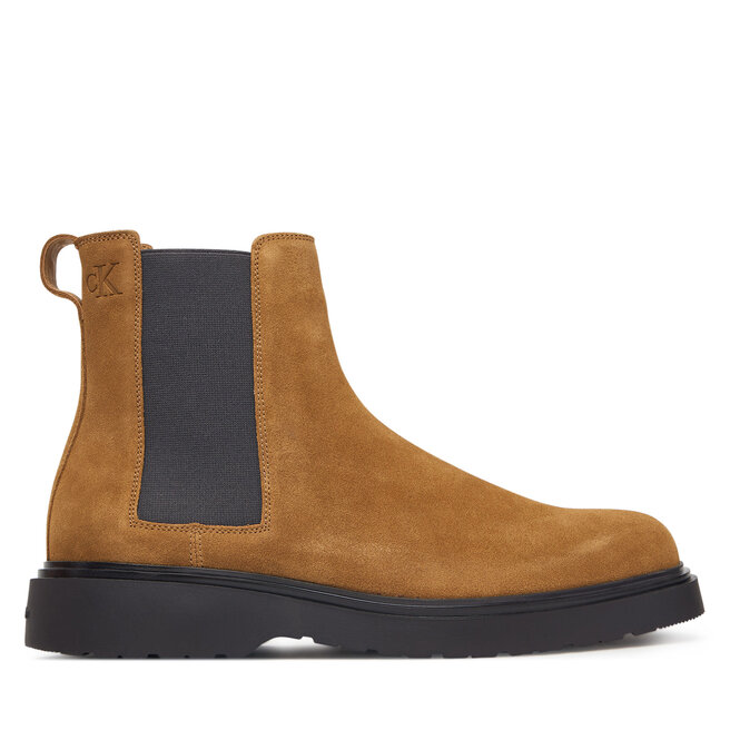 Sztyblety Calvin Klein Combat Ess Chelsea Boot Su YM0YM01372 Brązowy - męskie
