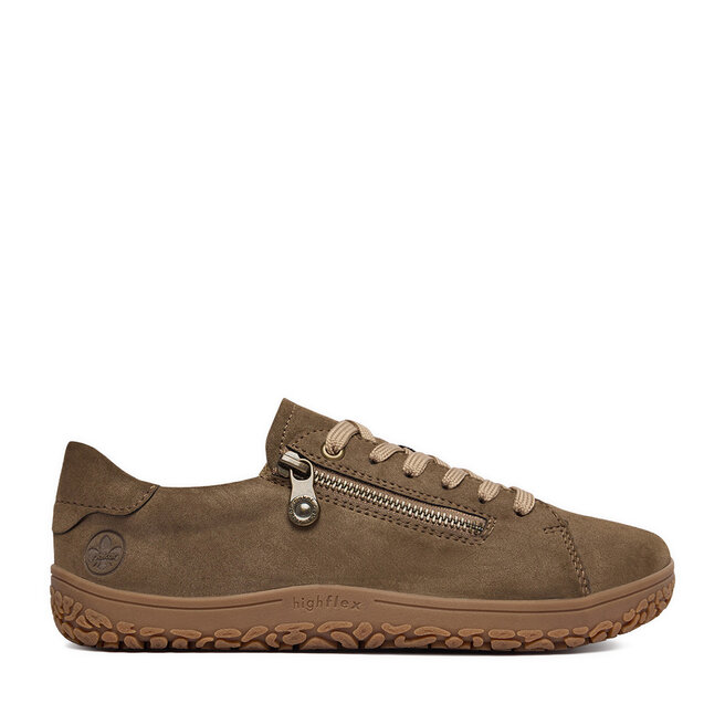 Sneakersy Rieker CEO-52301-25 Brązowy jasny - kobiece