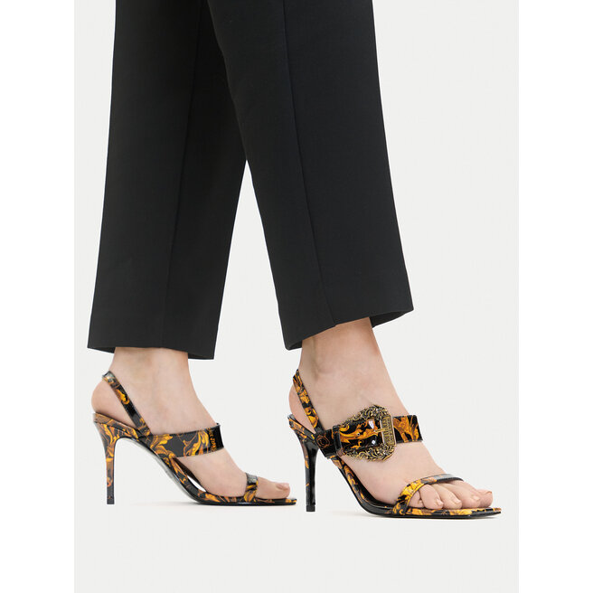 Sandały Versace Jeans Couture 79VA3S71 Czarny - kobiece