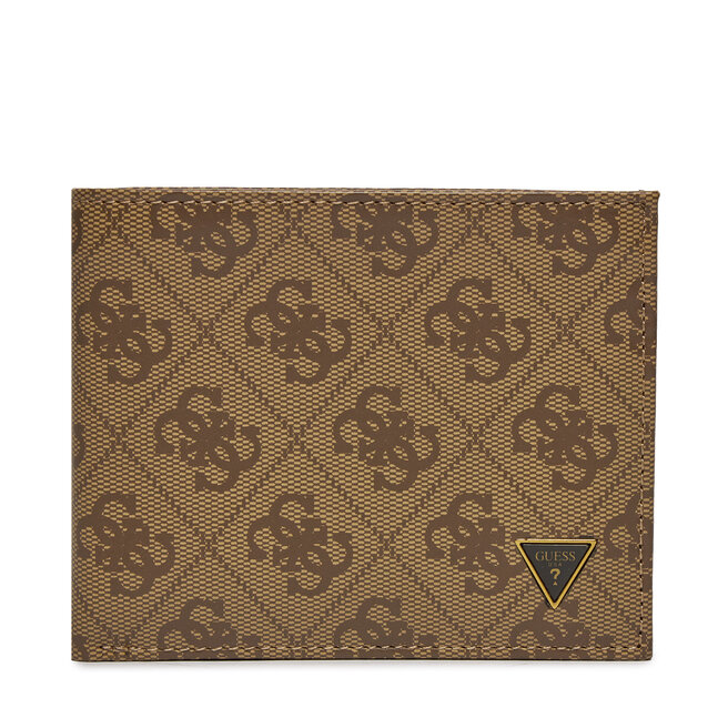 Portfel Guess Vezzola Leather Slg SMVELE LEA20 Brązowy -