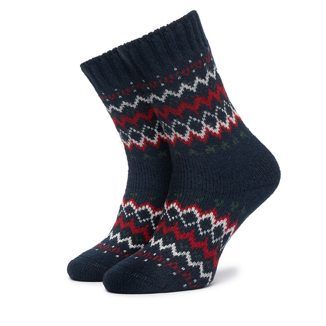 Skarpety długie Barbour Kingsford Fair Isle LSO0135NY71 Granatowy - kobiece