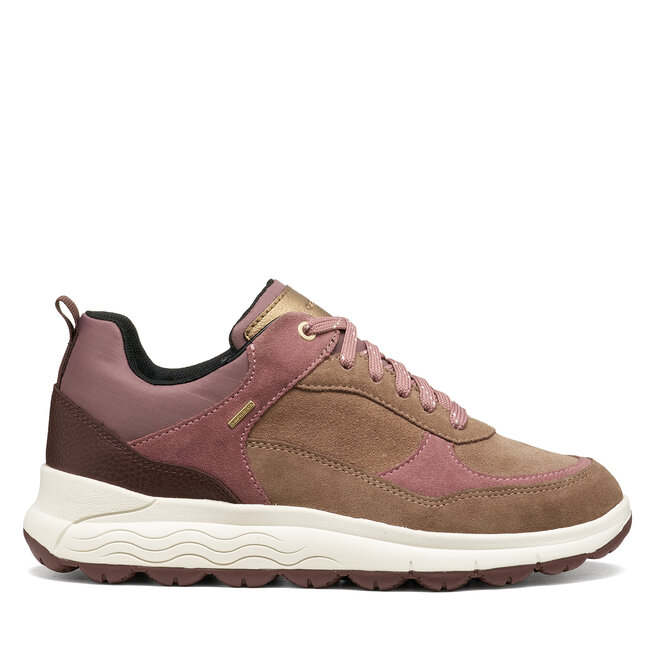 Sneakersy Geox D Spherica 4X4 B Abx D3626D 2246 CD6J6 Brązowy - kobiece