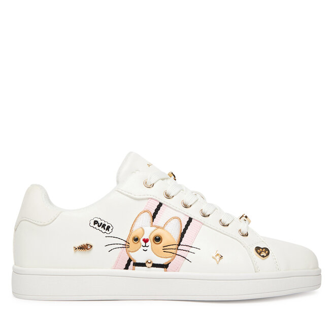 Sneakersy Aldo Catsneakers 14043825 Biały - kobiece