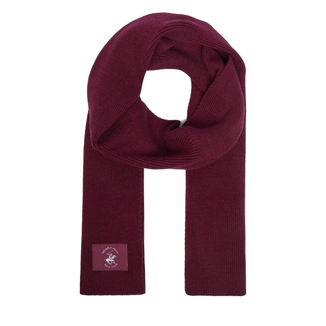 Szalik Beverly Hills Polo Club CWBEO-BHPC-W4-001-AW26 Bordowy -