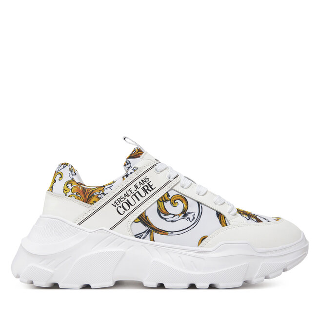 Sneakersy Versace Jeans Couture 78YA3SC2 Biały - męskie