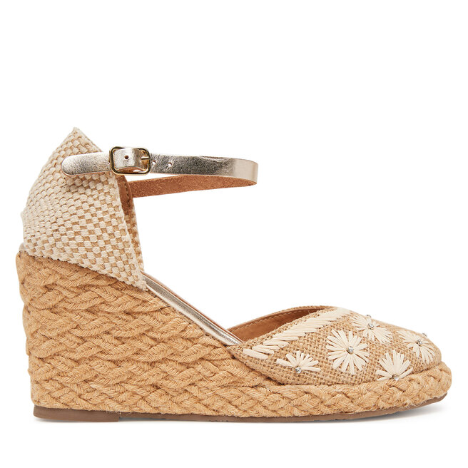 Espadryle Gioseppo Bennett 74861-P Brązowy - kobiece