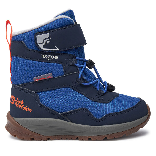 Śniegowce Jack Wolfskin Polar Bear-B Texapore High Vc K A62145 Niebieski - chłopięce