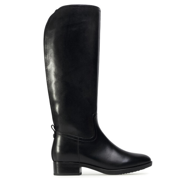 Oficerki Geox D Felicity A D04G1A 00043 C9999 Czarny - kobiece