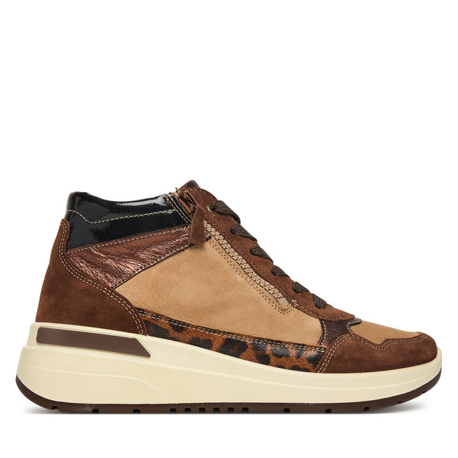 Sneakersy Ara Garda 12-57703-08 Brązowy - kobiece