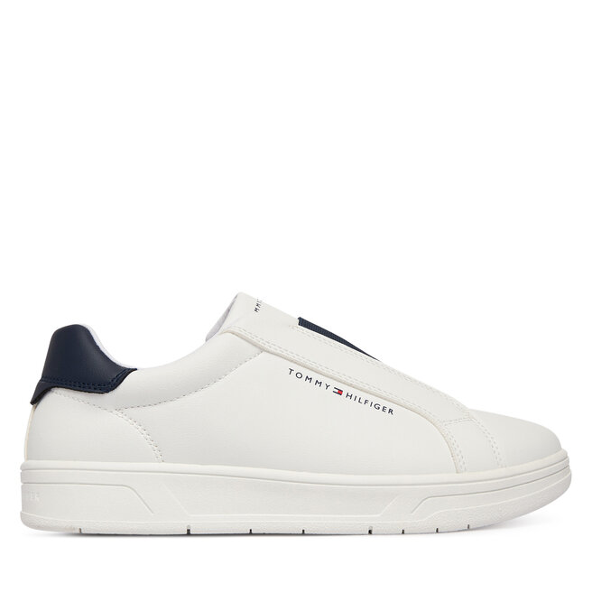 Sneakersy Tommy Hilfiger Low Cut Sneaker T3X9-34359-1355 S Biały - chłopięce