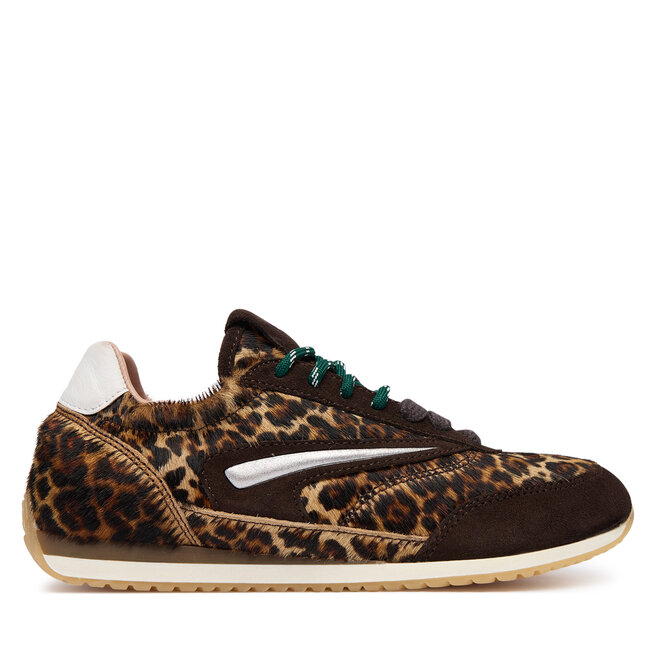 Sneakersy D.A.T.E. Athleta Ballet W451-AB-PN Brązowy - kobiece